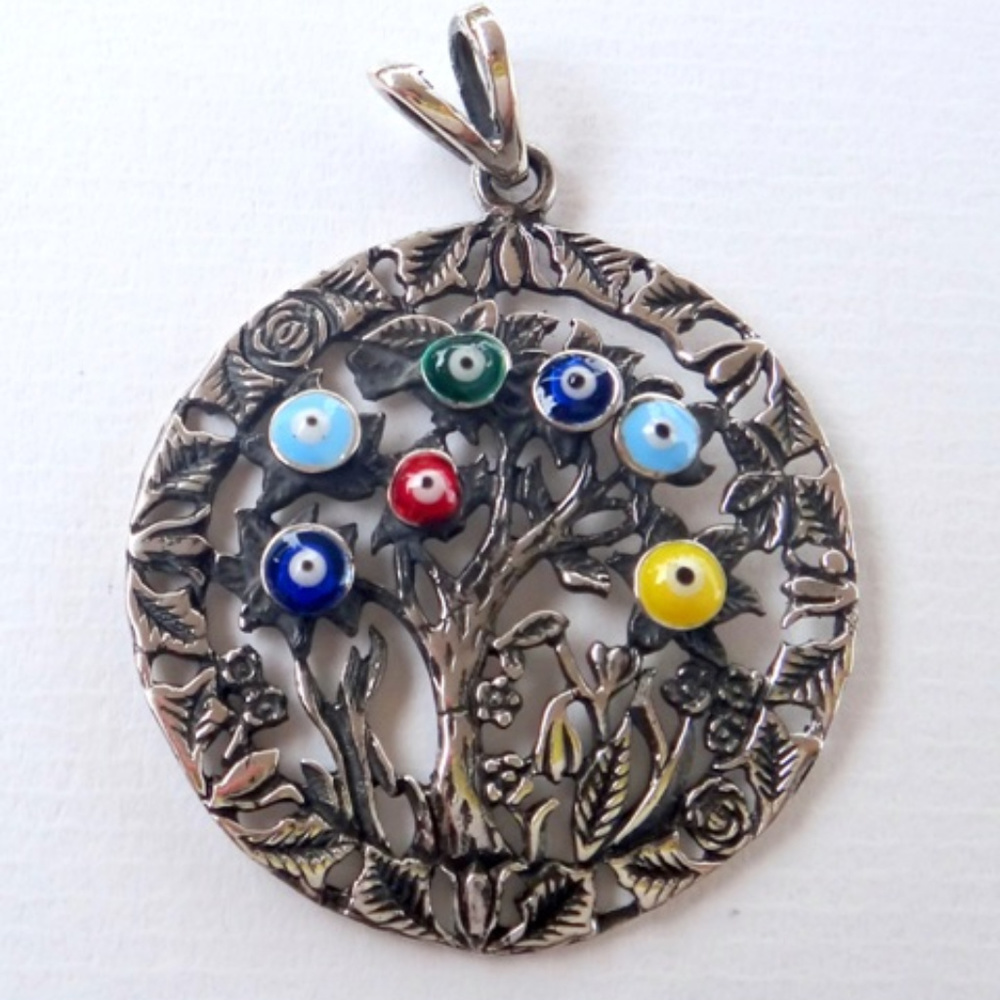 Details about  Hand made 925 Silver Tree of life